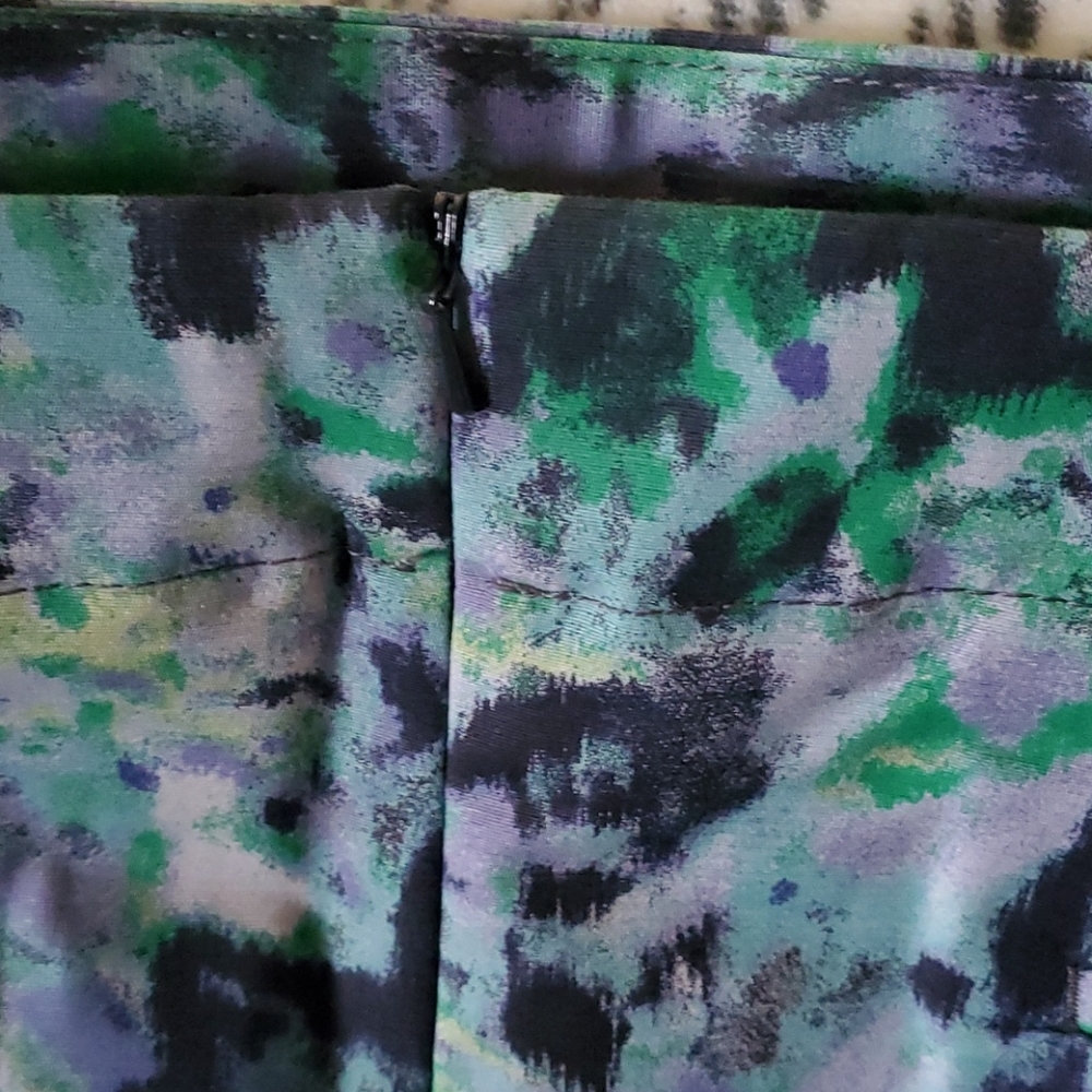 Cynthia Rowley Green and blue skirt Size 10 - Picture 8 of 10
